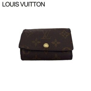 LOUIS VUITTON Key holder Brown beige Women M62630 Authentic secondhand